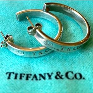 Tiffany & Co medium size hoops Sterling $299